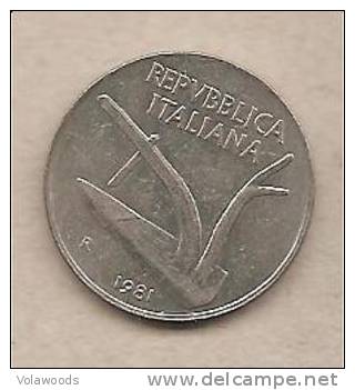 Italia - Moneta Circolata Da 10 Lire "Spighe" - 1981 - 10 Lire