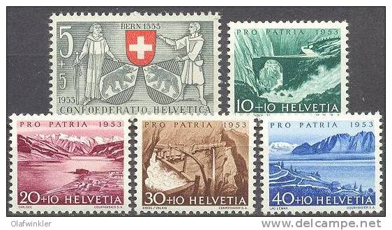 1953 Pro Patria Zum 61-65 / Mi 580-4 / Sc B222-6 / YT 531-5 Postfrisch/neuf/MNH - Ongebruikt