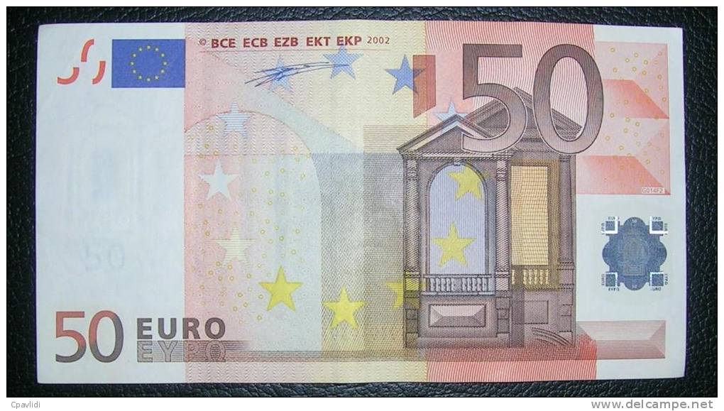 RARE GREECE 50 Euro Y Prefix VF G014F2 - 50 Euro