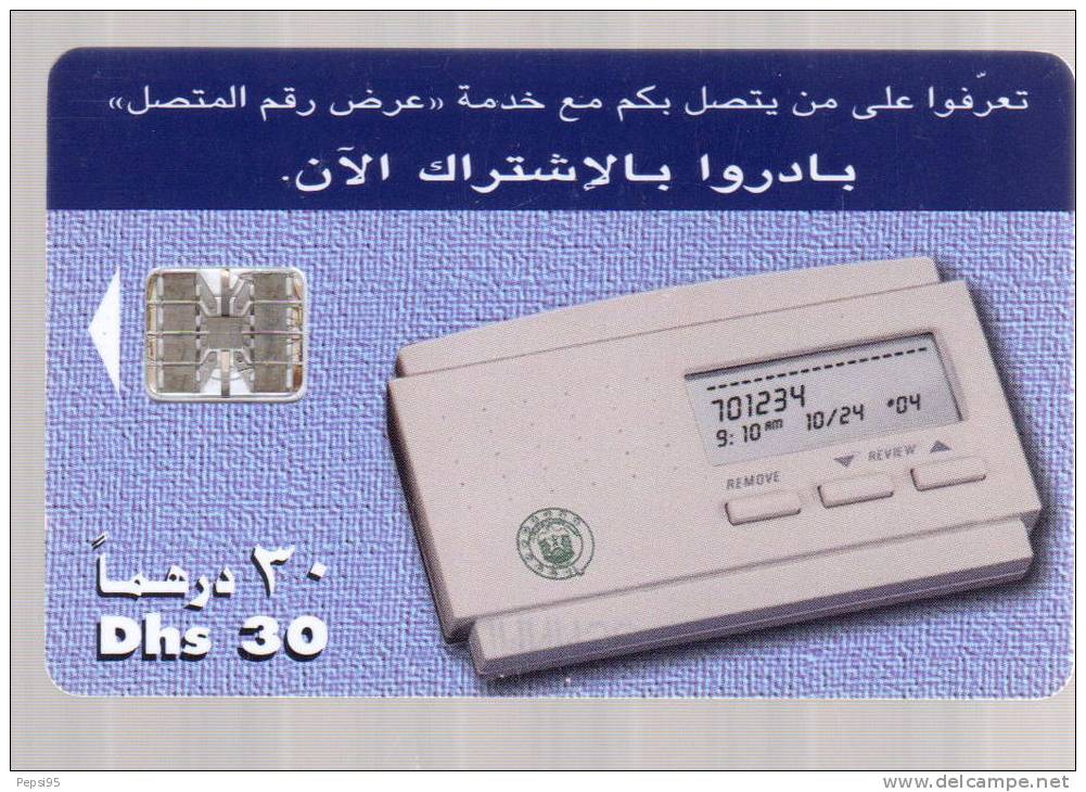 Télécarte Prépayée, Usagée: EMIRATS ARABES UNIS - ETISALAT - DHS 30 - Ver. Arab. Emirate