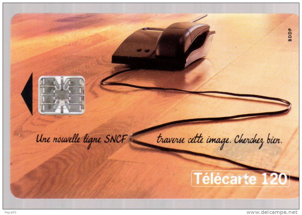 698 F698 - 10/1996 - TELECARTE 120 - Une Nouvelle Ligne SNCF - SC7 - 707975912 C6A168279 - 1996
