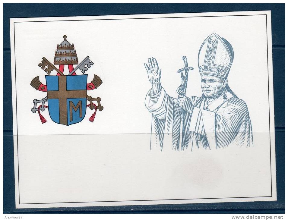 Vaticano / Vatican City  1981 --- Cartolina Postale   --S.S. G. P. II -- ANNULLO VIAGGIO IN SCOZIA -- 1982 &pound; 150 - Entiers Postaux