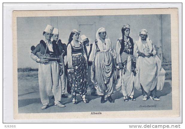 ALBANIA Costumes   Nice Postcard - Albania