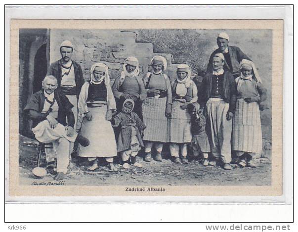 ALBANIA Costumes   Nice Postcard - Albania