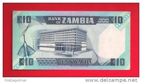 ZAMBIA 1980,   Banknote,  Mint UNC. 10 Kwacha KM Nr. 26 - Zambie