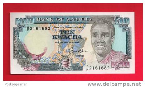 ZAMBIA  ,   Banknote,  Mint UNC. 10 Kwacha KM Nr. - Sambia