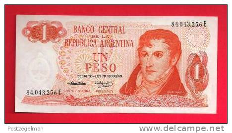 ARGENTINA 1970,   Banknote,  Mint UNC . 1 Peso,  KM Nr. 293 - Argentina