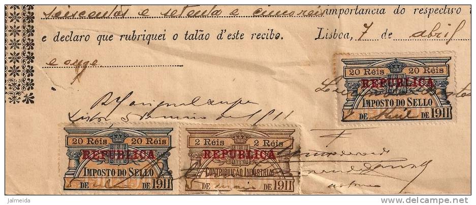 Portugal - 1911 - Junta Do Crédito Público - Portugal