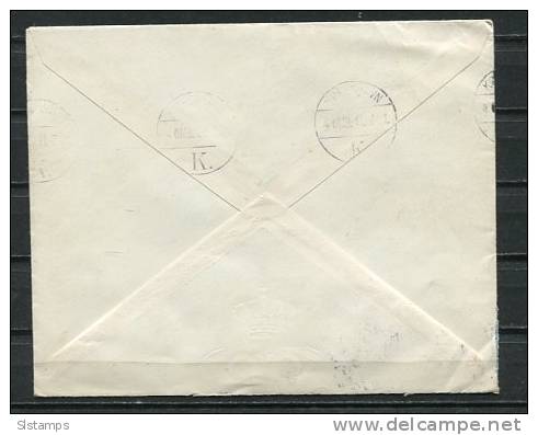 Denmark 1921 Uprated Postal Stationary Cover Overprint - Covers & Documents