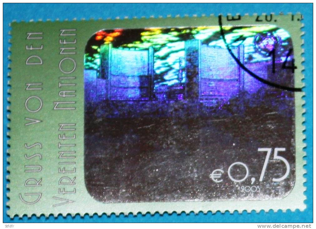 ONU VIENNE UN WIEN 2005 Hologramme Hologram Obl Used - Oblitérés