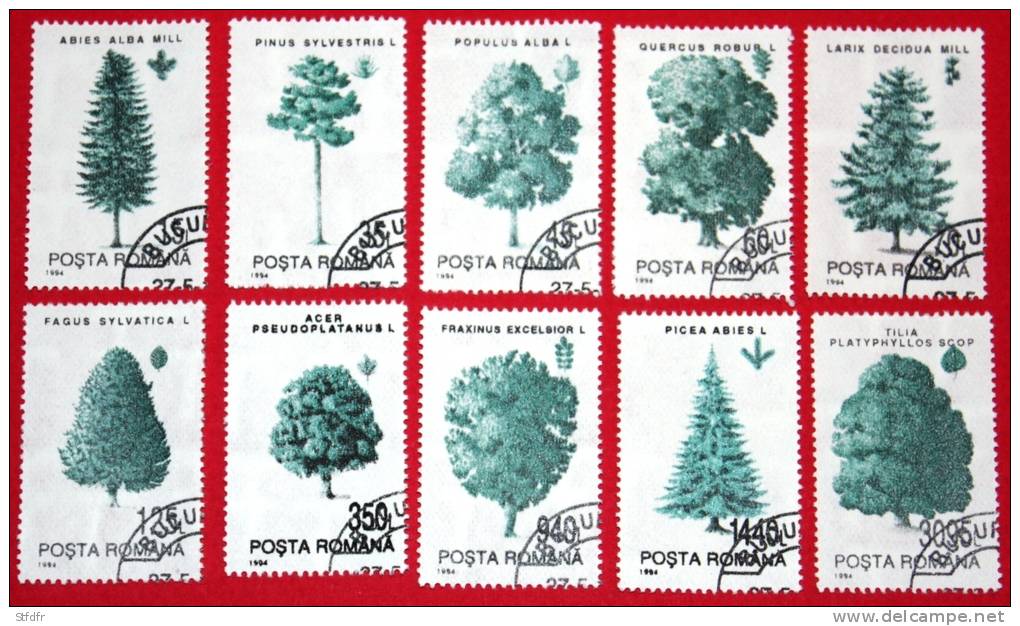 ROUMANIE ROMANIA 1994 ARBRE TREE  Used Obl - Usado