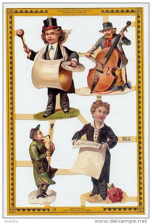 ENFANTS MUSICIENS Tambour Grosse Caisse Bobine Violoncelle - Kinderen