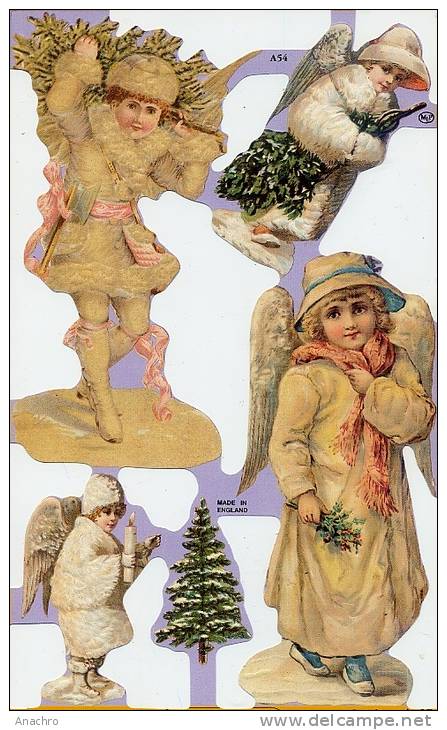 ANGES ANGELOT NOEL Hiver Sapin Manteau Et Bonnet Bougie - Angeles