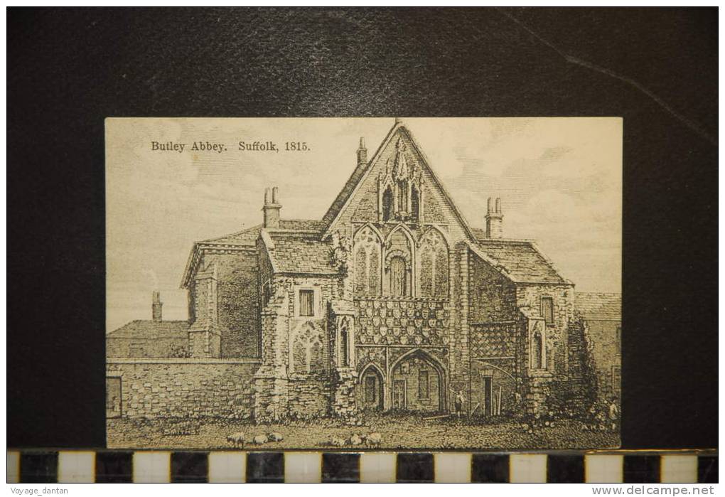 CP, Royaume Uni, Angleterre, Butley Abbey Suffolk 1815 - Autres & Non Classés