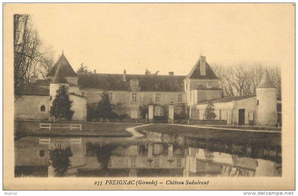 PREIGNAC        CHATEAU SUDUIRAUT - Other & Unclassified