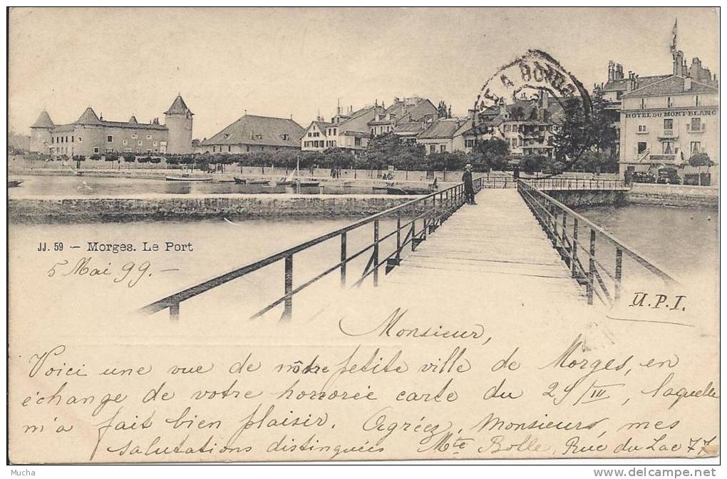 Morges Le Port En 1899 - Altri & Non Classificati