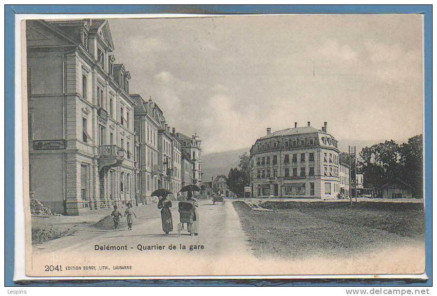 SUISSE - DELEMONT --  Quartier De La Gare - Delémont