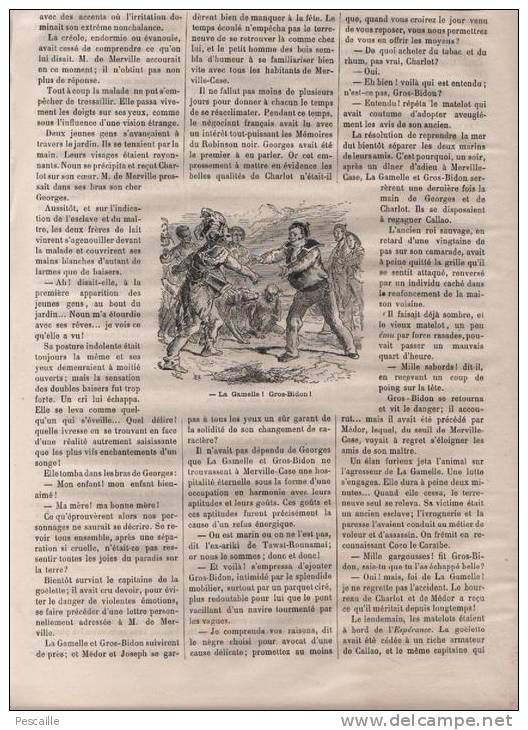 JOURNAL DES VOYAGES 27 04 1879 - ZOULOUS ET CAFRES - DAHOMEY - CHERBOURG