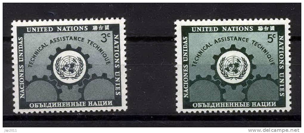 UN New York 1953 Michel 23-24 MNH (**) - Ungebraucht