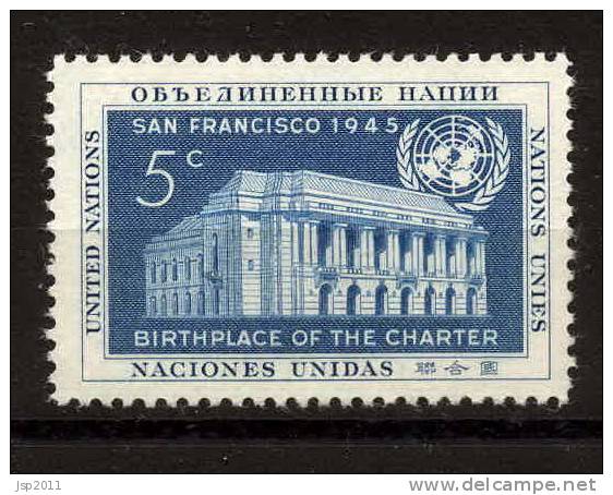 UN New York 1952 Michel 16 MNH (**) - Unused Stamps