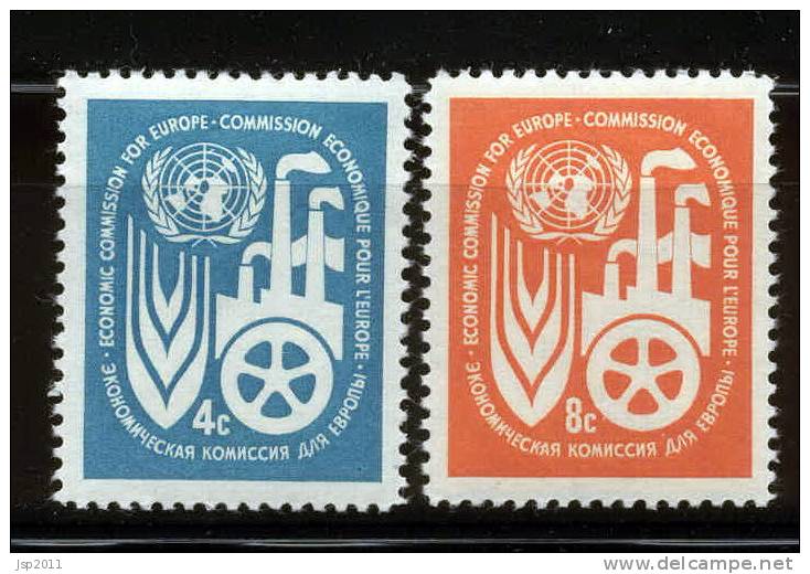 UN New York 1959 Michel 78-79 MNH - Unused Stamps