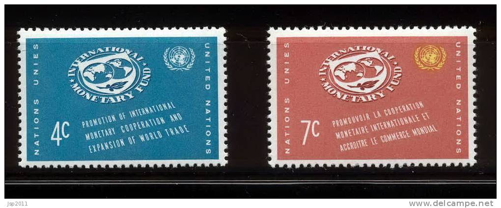 UN New York 1961 Michel 96-97 MNH - Ongebruikt