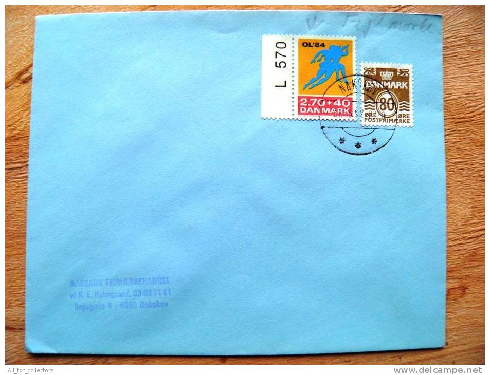 Cover Sent In Denmark On 1992 - Briefe U. Dokumente