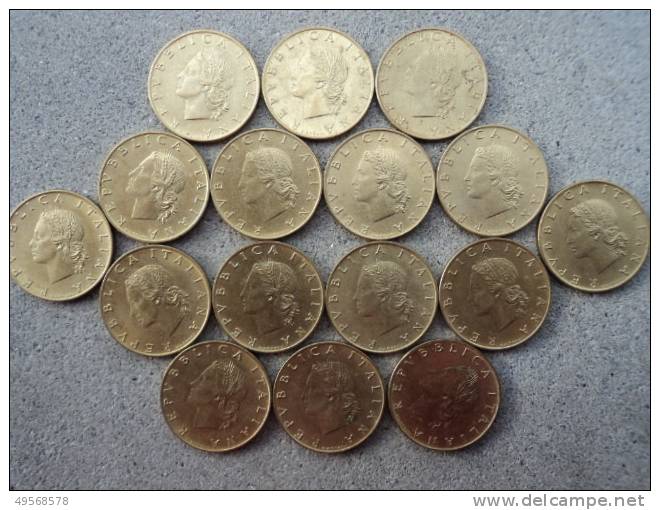 ITALIA  REPUBBLICA  -  LOTTO  MONETE  20£. 1972  - - 20 Lire