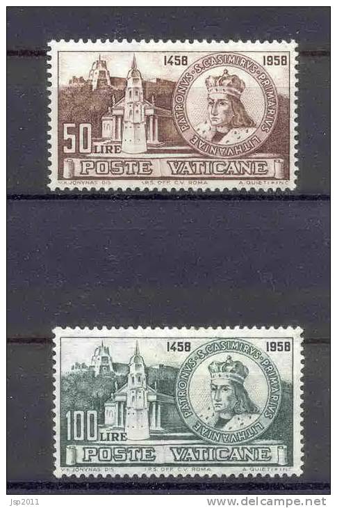 Vatican State 1959 Michel 330-331 MLH - Unused Stamps