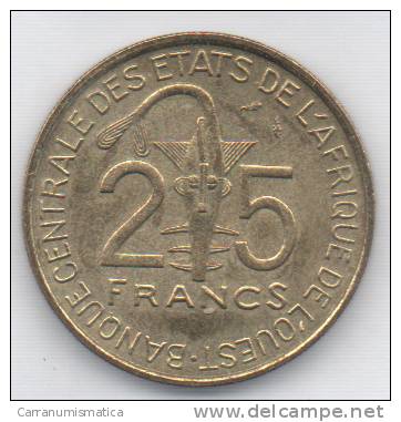 AFRICA OCCIDENTALE 25 FRANCS 1978 - Altri – Africa