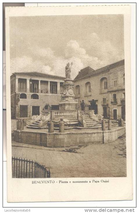 2333-BENEVENTO-PIAZZA-MONUMENTO A PAPA ORSINI-FP - Benevento