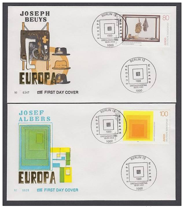 BRD FDC 1993 - MiNr. 1673-1674 - Europa CEPT (b) - Altri & Non Classificati