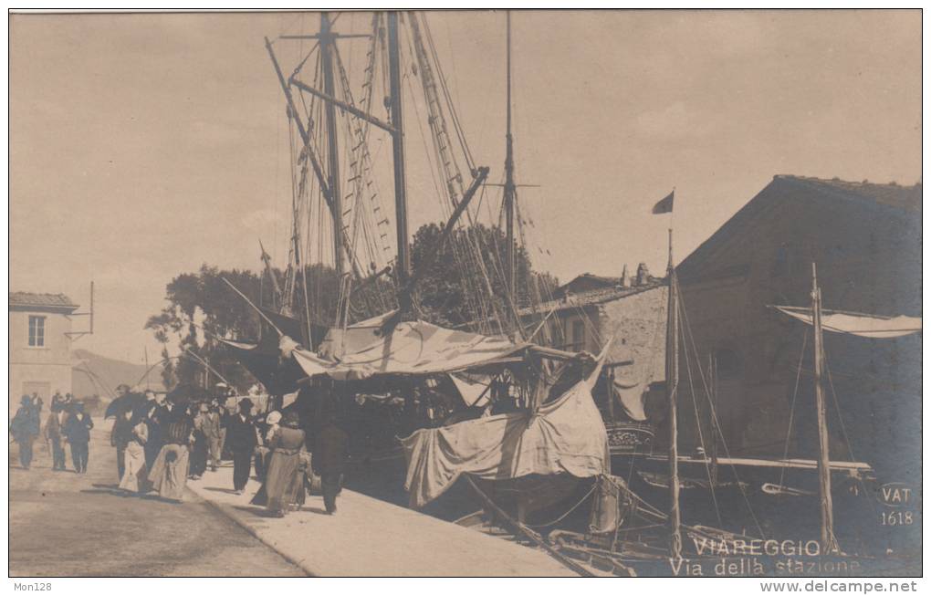 VIAREGGIO - VIA DELLA STAZIONE - CARTE PHOTO - Lucca