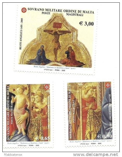 2005 - Sovrano Militare Ordine Di Malta 811/13 Quadri Del Beato Angelico   ++++++++++ - Quadri