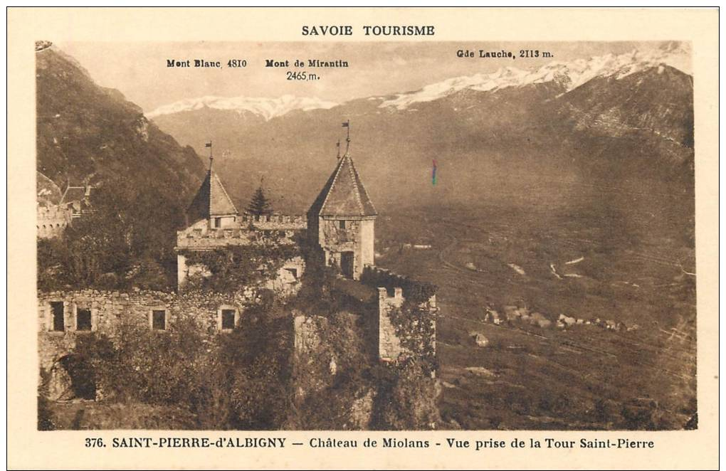 11 CARTES POSTALES De SAINT PIERRE D'ALBIGNY      73-1 - Saint Pierre D'Albigny