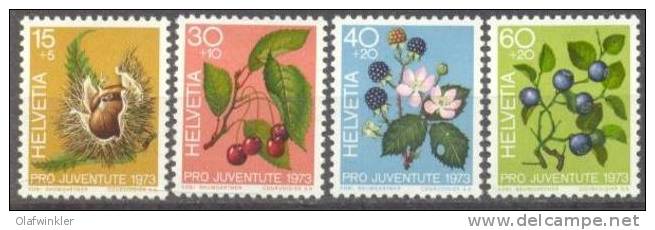 1973 Pro Juventute Zum 244-7 / Mi 1013-6 / Sc B418-21 / YT 943-6 Postfrisch/neuf/MNH - Neufs