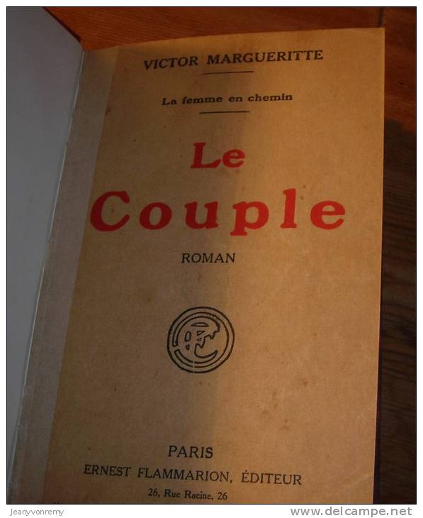 Le Couple - Victor Marguerite - 1924. - 1901-1940
