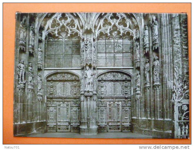 E1-Allemagne-basse -saxe-ULM/DONAU-munster-hauptportal Mit Schmerzensmann-catedral - Munster