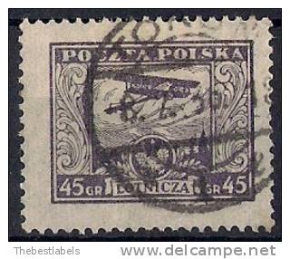 POLAND AIR MAIL  N&ordm; 9 - Usados