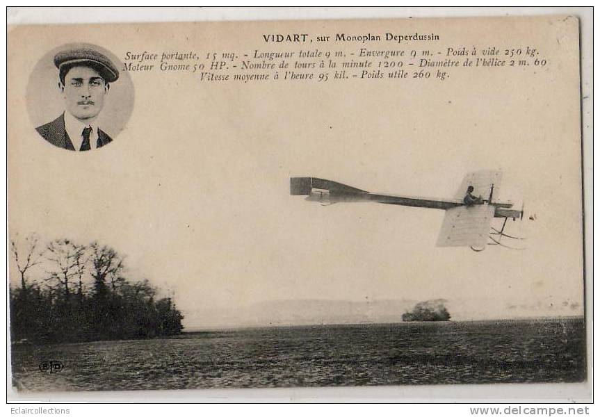 Aviation   Deperdussin - Piloten