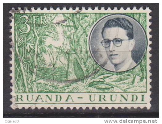 Ruanda-Urundi N° 197 ° Voyage Royal - 1955 - Oblitérés