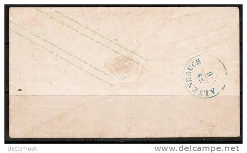 HANOVER    Early Cover 27/6 "HARBURG" Backstamped "Altenbruch" 28/6 - Hanover