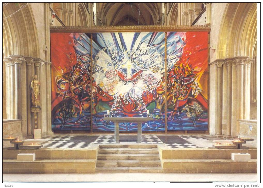 Royaume Uni - Angleterre - Chichester Cathedral - The Anglo-German Tapestry 1985 Designed By Ursula Benker Schirmer - Chichester