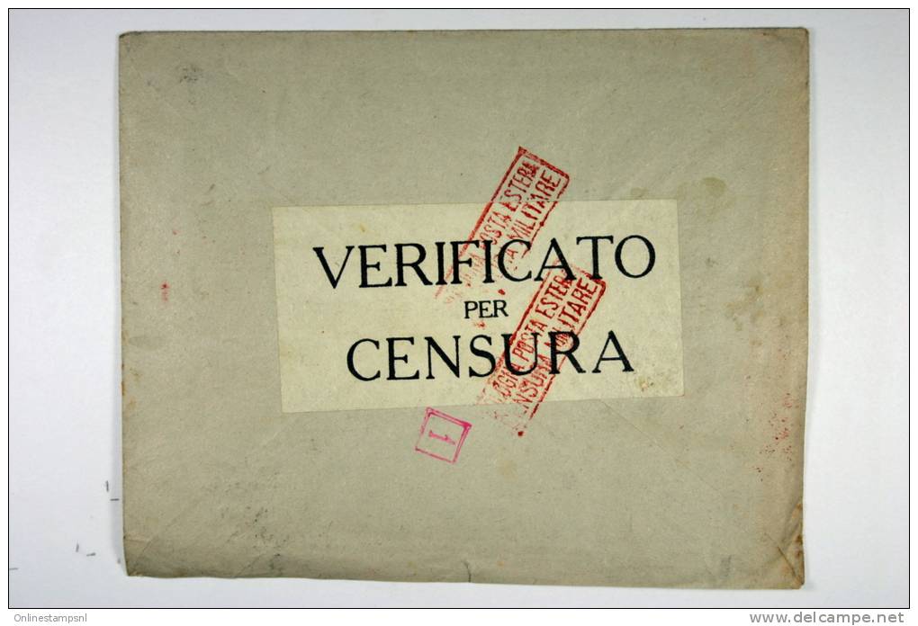 Italy: Cover Milano  To Villa De Gonde, Portugal, 1917, Censor Opened And Cancelled, Nice Close Stamp - Storia Postale