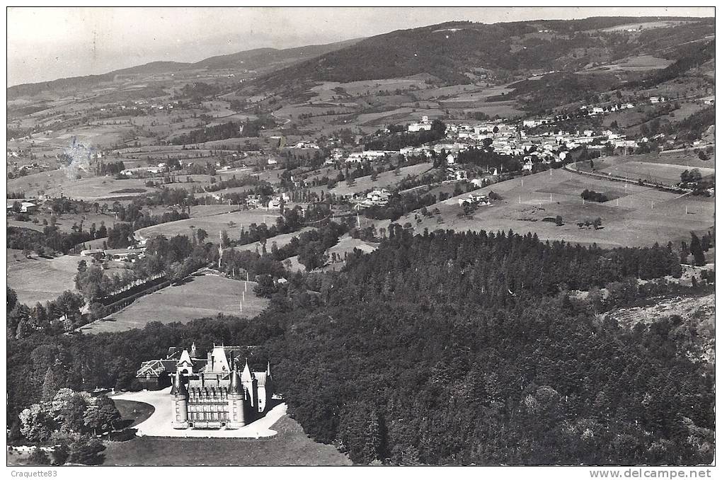 SAINT-JUST-EN-CHEVALET- LE CHATEAU DE CONTENSON  VUE AERIENNE - Saint Just Saint Rambert