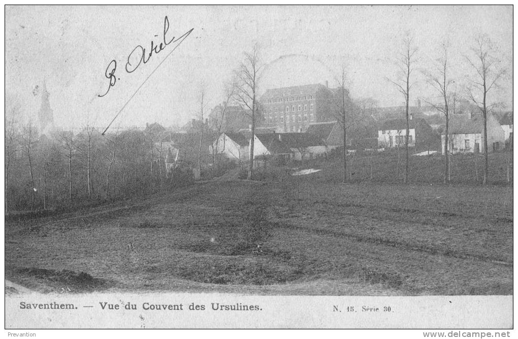 SAVENTHEM - Vue Du Couvent Des Ursulines - Superbe Carte  Circulée1906 - Zaventem