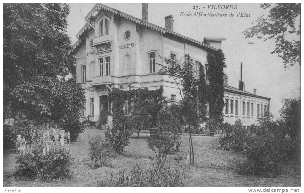 VILVORDE - Ecole D'Horticulture De L'Etat - Superbe Carte Circulée1923 - Vilvoorde