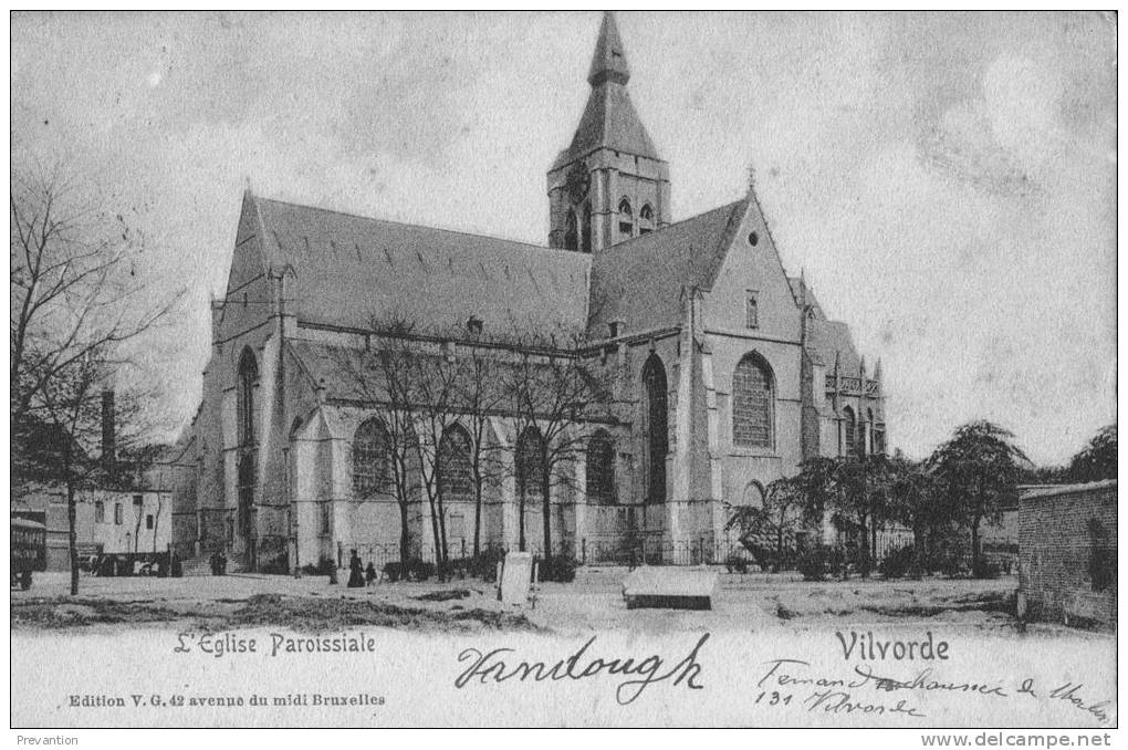 VILVORDE - L'Eglise Paroissiale - Superbe Carte Circulée - Vilvoorde