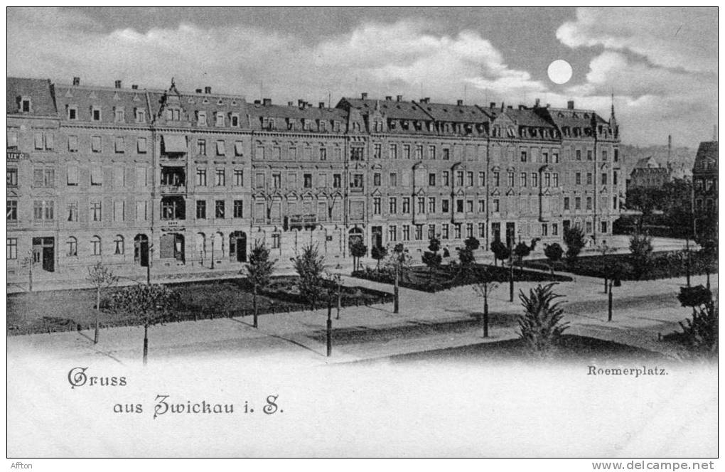 Gruss Aus Zwickau I.S Roemerplatz 1900 Postcard - Zwickau