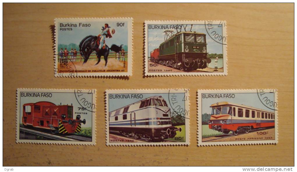 Burkina Faso  1985  Mix Lot  CTO - Burkina Faso (1984-...)